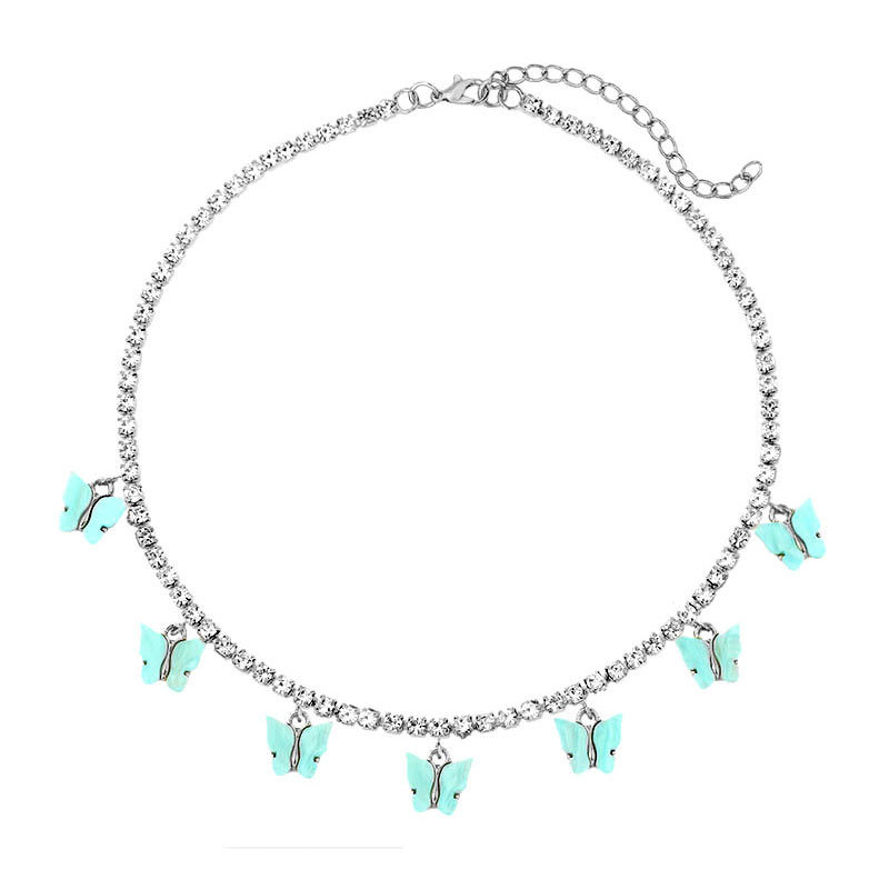 Women's Fashionable And Versatile Butterfly Pendant Necklace