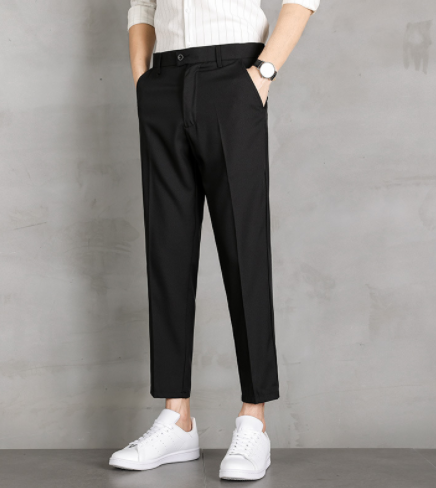 Title 10, Business Formal Suit Pants Straight Casual Nine...