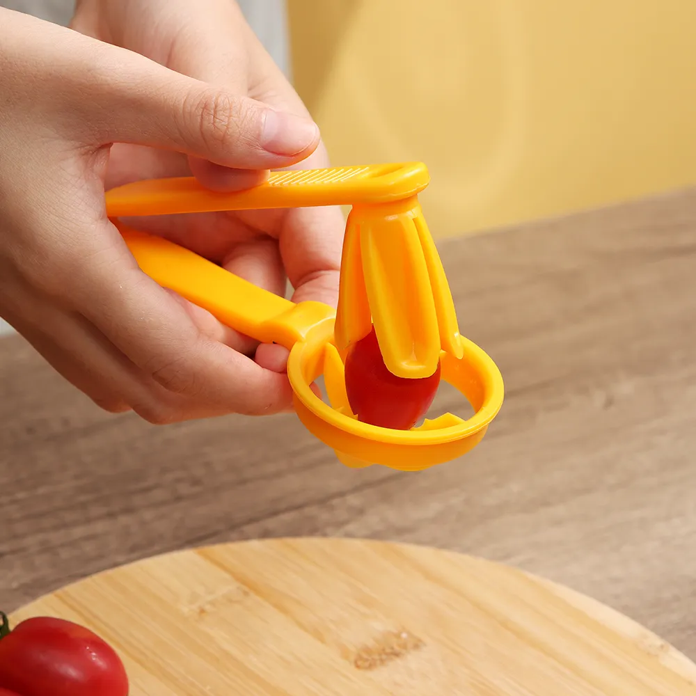 Tomato Slicer Cutter Grape Tools Cherry Kitchen Pizza Fruit Splitter Artifact Small Tomatoes Accessories Manual Cut Gadget – image 4