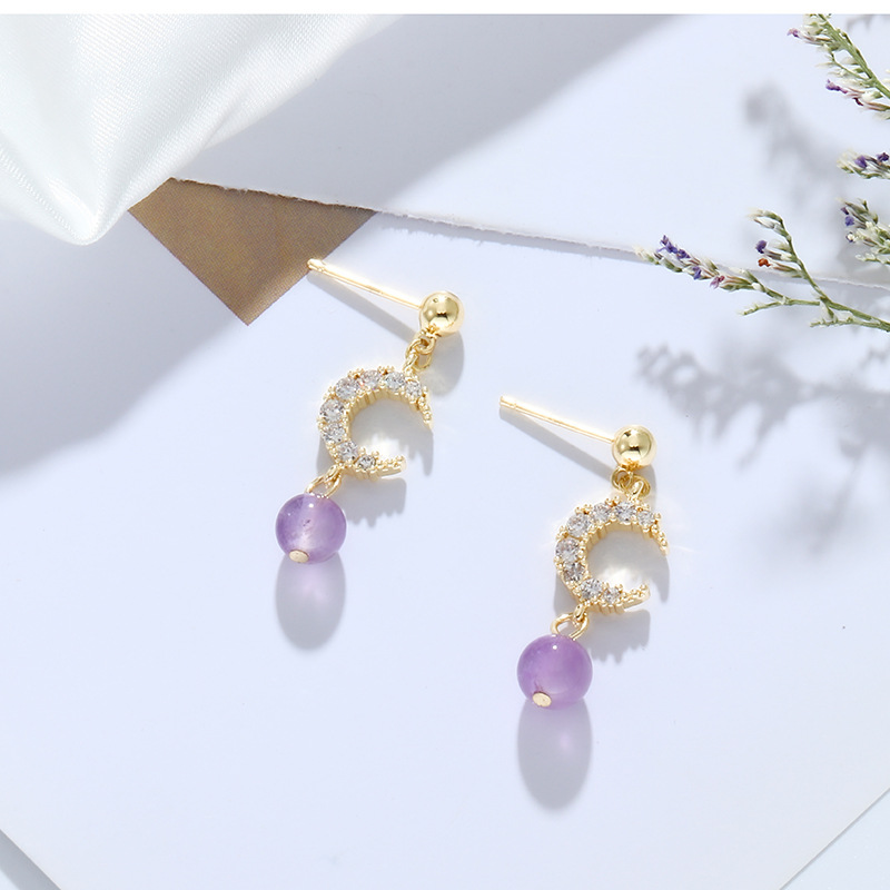 Bado Natural Crystal Earrings