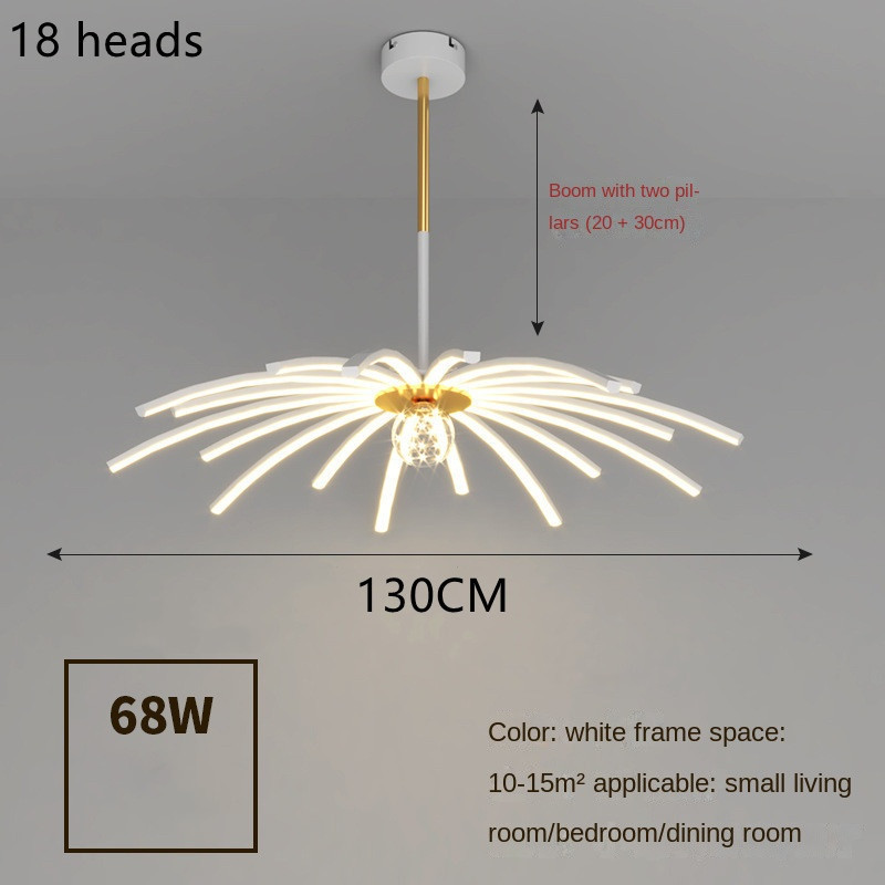 Title 4, LED kroonluchter voor eetkamer en slaapkamer. M...