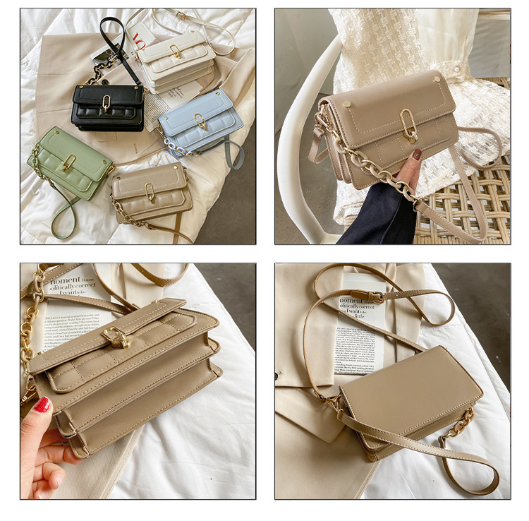 Title 5, One-shoulder Messenger Small Square Bag