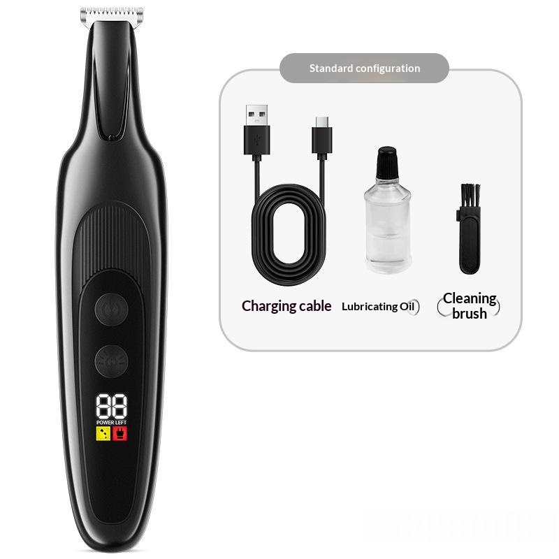 Whole-Body Washable Cordless Low-Noise Pet Grooming Clipper, Paw Trimmer For Cats
