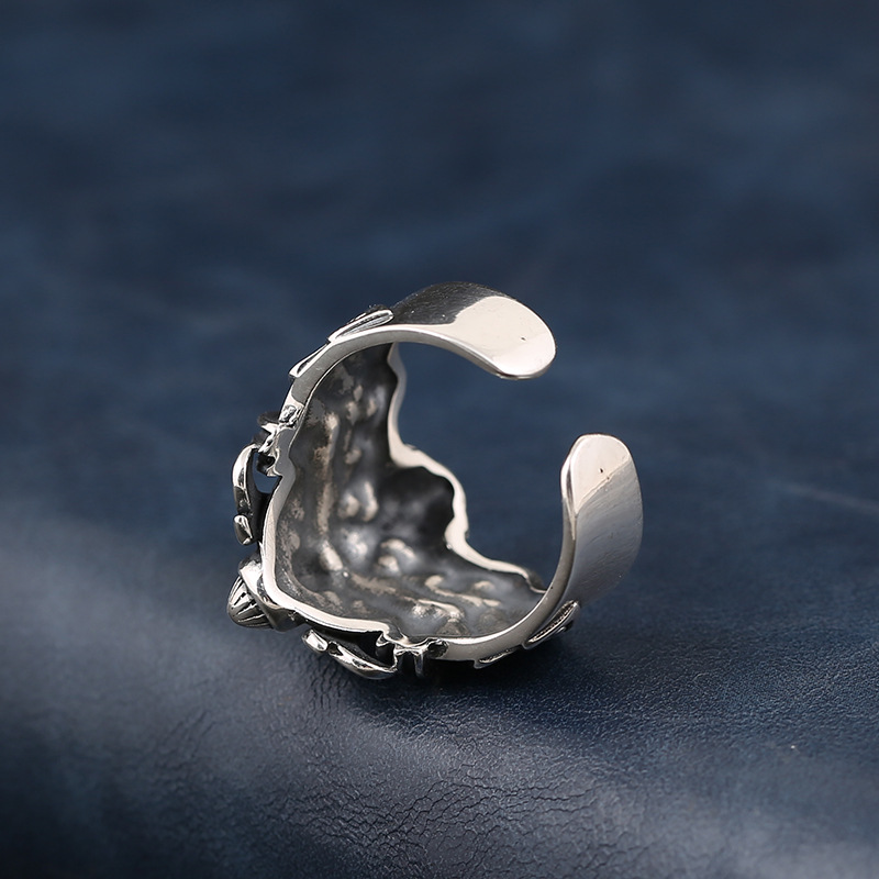 Sterling Silver Ring Male Cat