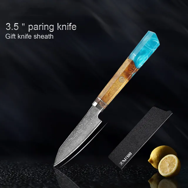 Damascus Stainless Steel Kitchen Knife Peel Knife - Shop at LoveMi