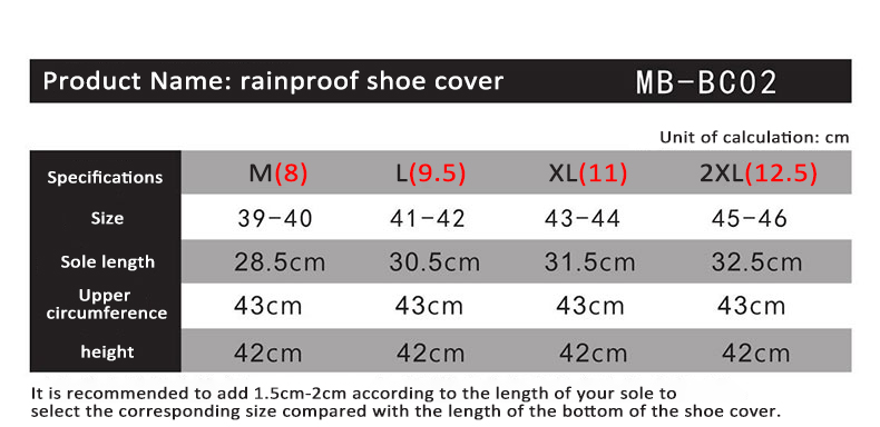 Reflective High Tube Motorcycle Rainproof Shoe Cover Waterproof - Image 3