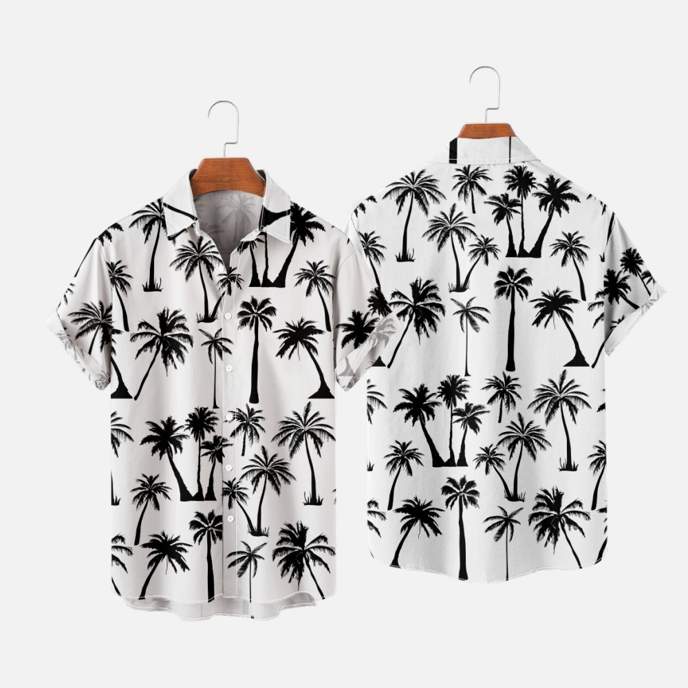 Title 1, Coconut Tree Creative Element herenshirt met ko...