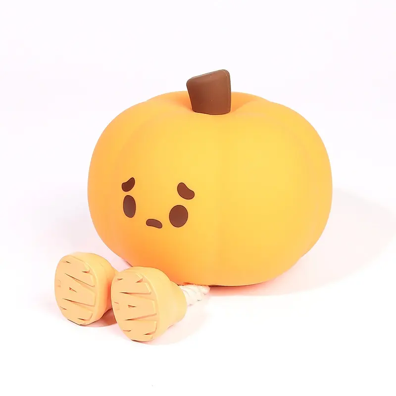 Pumpkin Lamp Small Night Halloween Silicone Pat