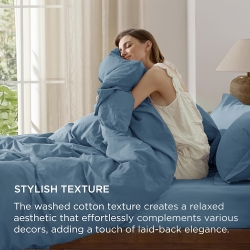 2000TC Egyptian Cotton Quilt Cover Set - Ultra Soft 3pcs Bedding Quilt Cover With Pillowcases, Easy Care&Breathable, Winter-Ready In King Single Double Queen King Sizes Doona Duvet Cover  Black