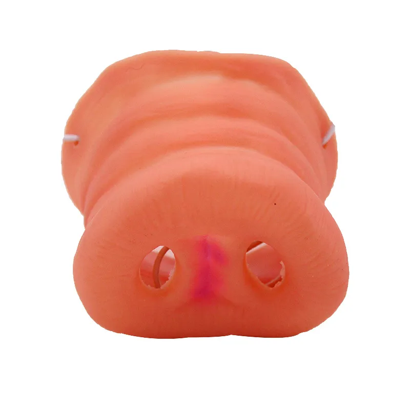 Halloween Funny Real Latex Pig Bajie Nose - Photo Color