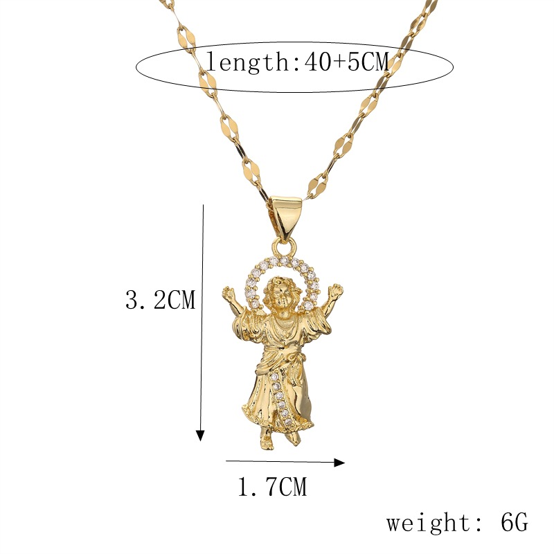 Title 4, Copper Plating 18K Gold Zircon Accessories Nich...