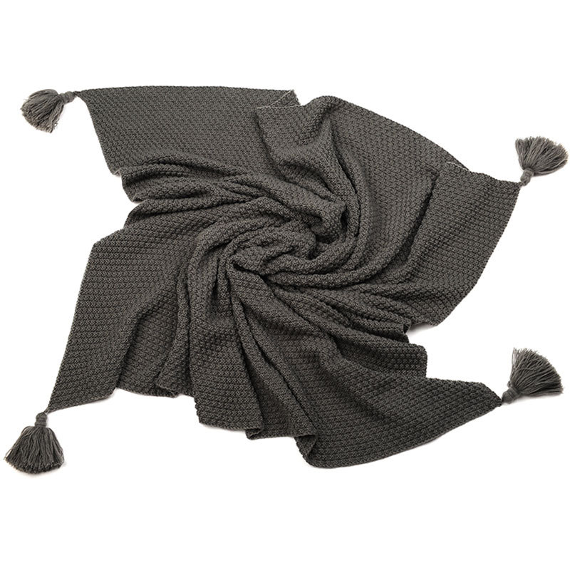 Nap Woolen Office Shawl Nordic Sofa Blanket