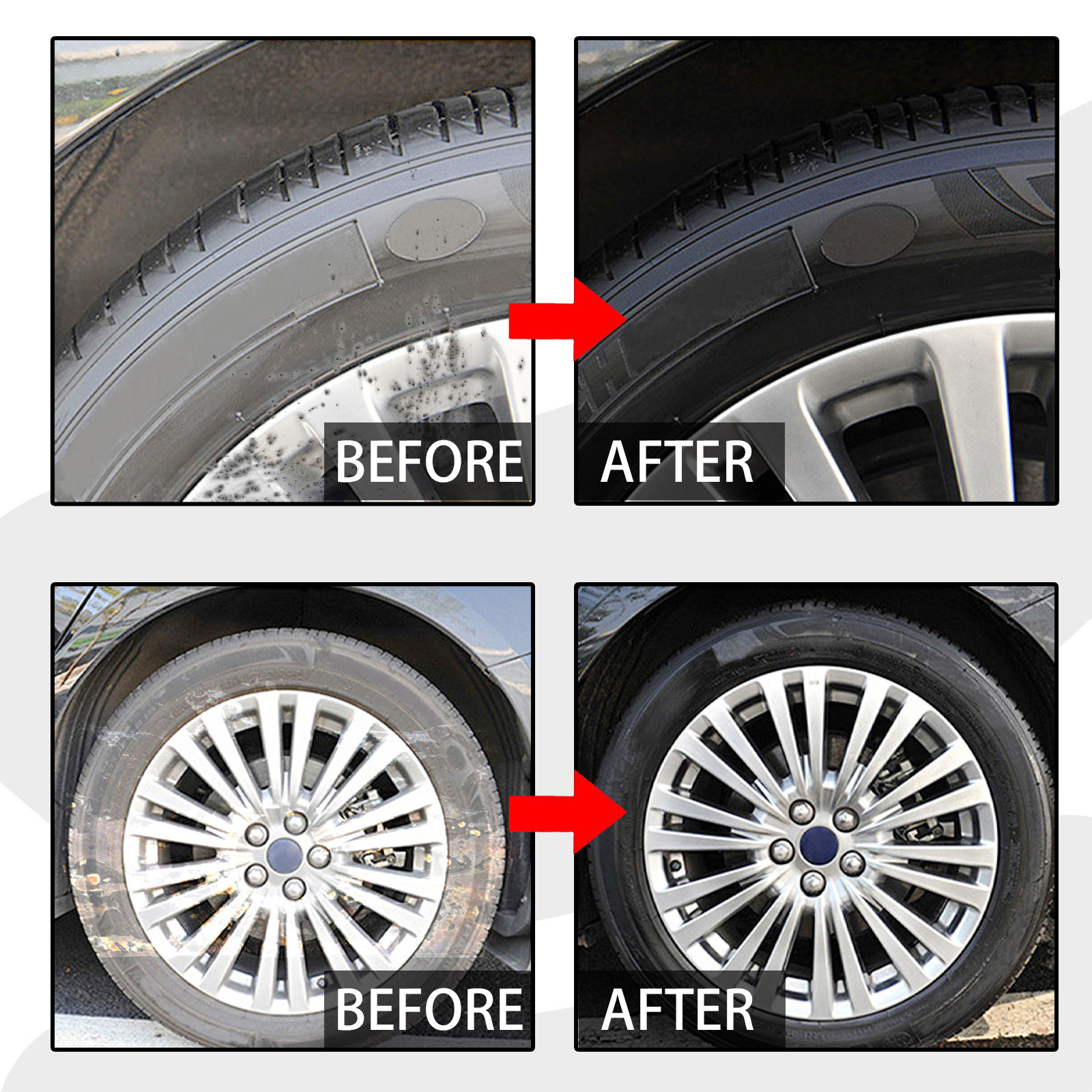 Rayhong Car Wheel Cleaner, Car Tire Refinishing, Rust Removal, Polishing, And Stain Removal Cleaner 4