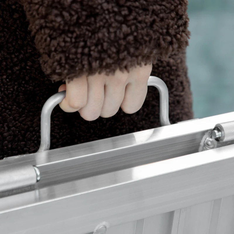 Skidproof Portable Wheelchair Ramp For Home, Steps, Doorways, Carpeted Foldable Handicap Ramp, Threshold Ramp