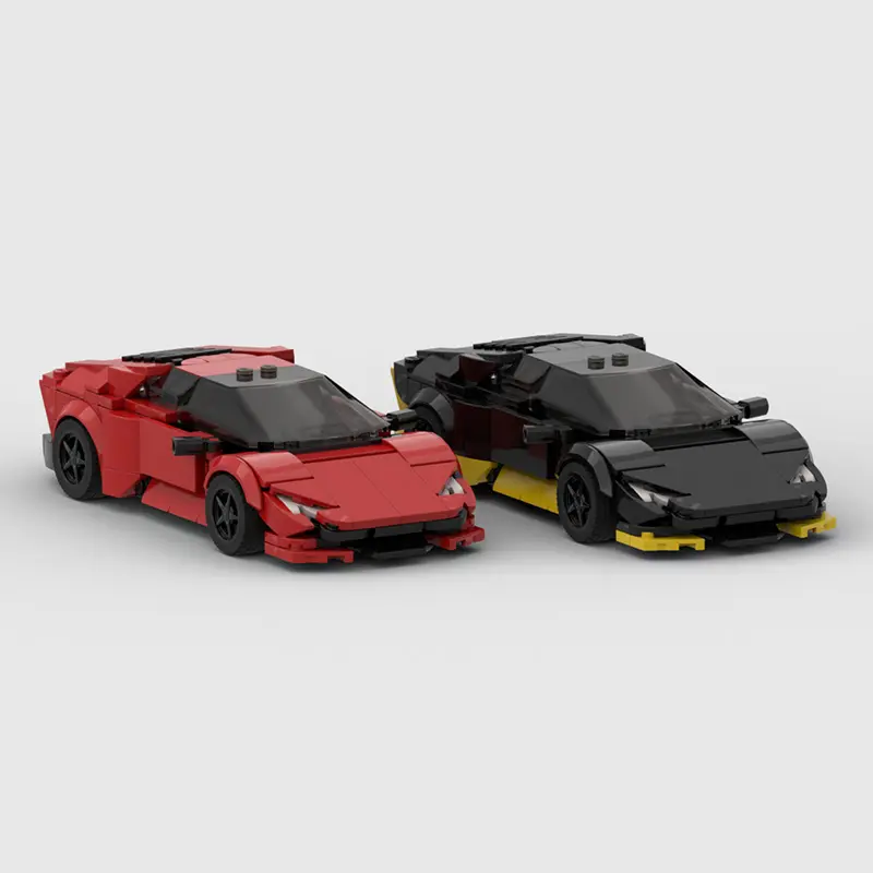 Building Block Puzzle Assembling Parts Package Racing