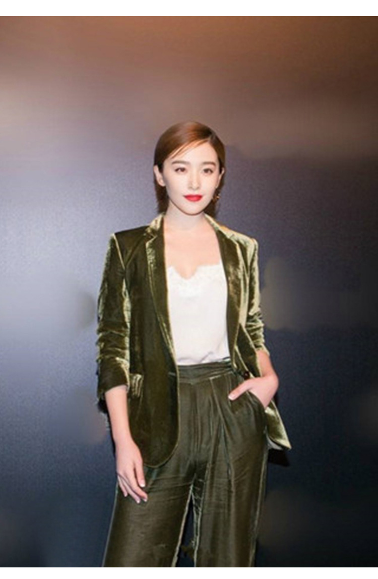 Slim Temperament Casual Suit Fashionable Wide-leg Pants