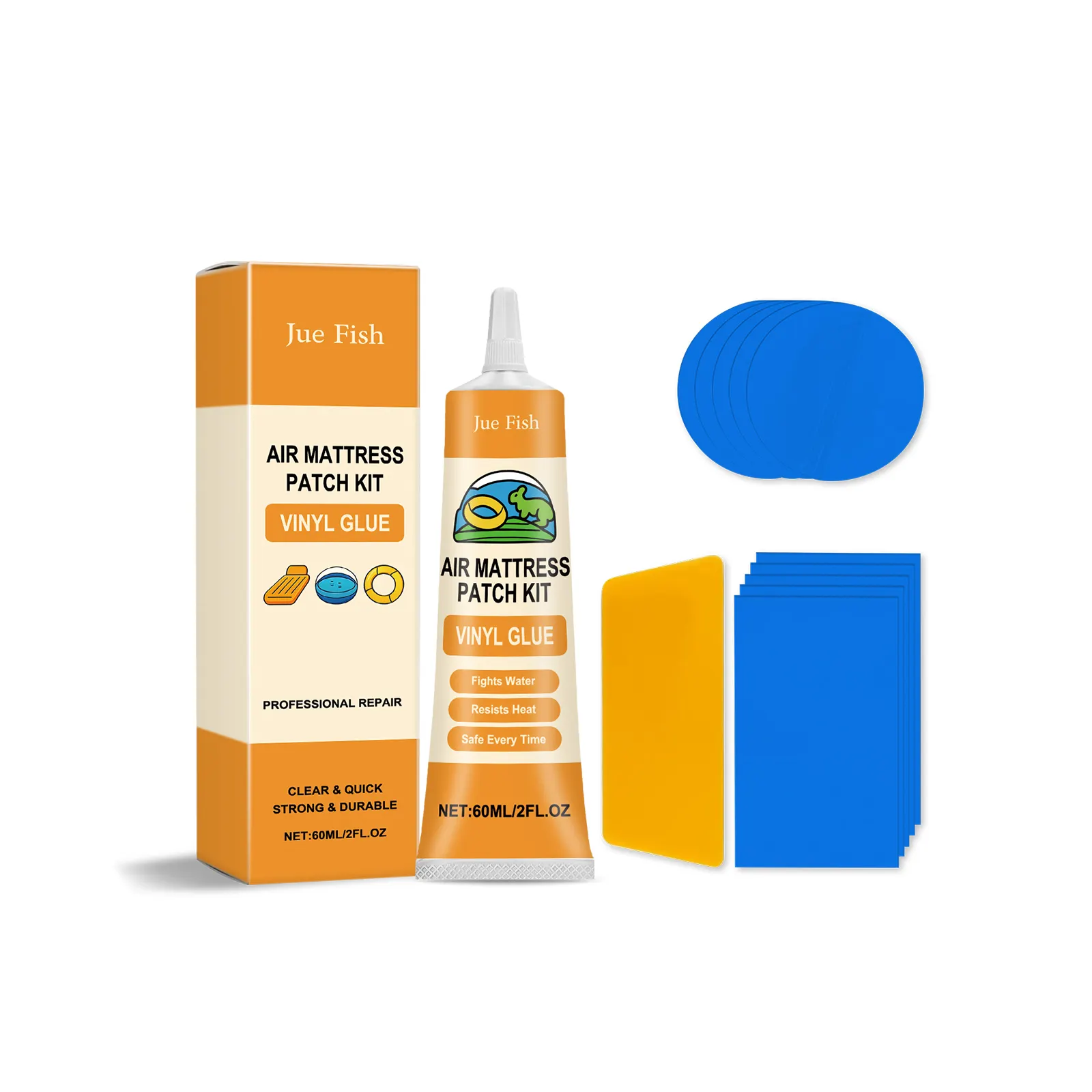 1 Set1box Of Inflatable Mattress Repair Kit