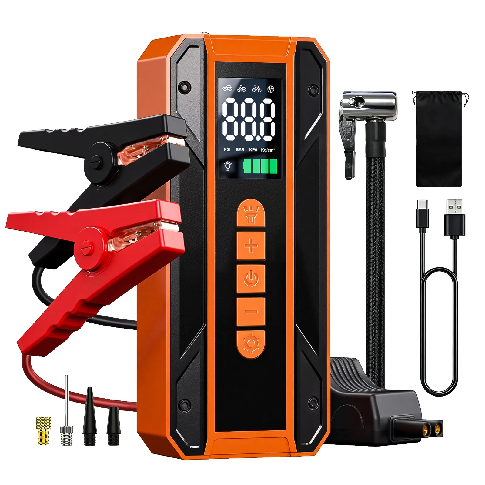 Air Pump Car Jumper Starter Portable Battery