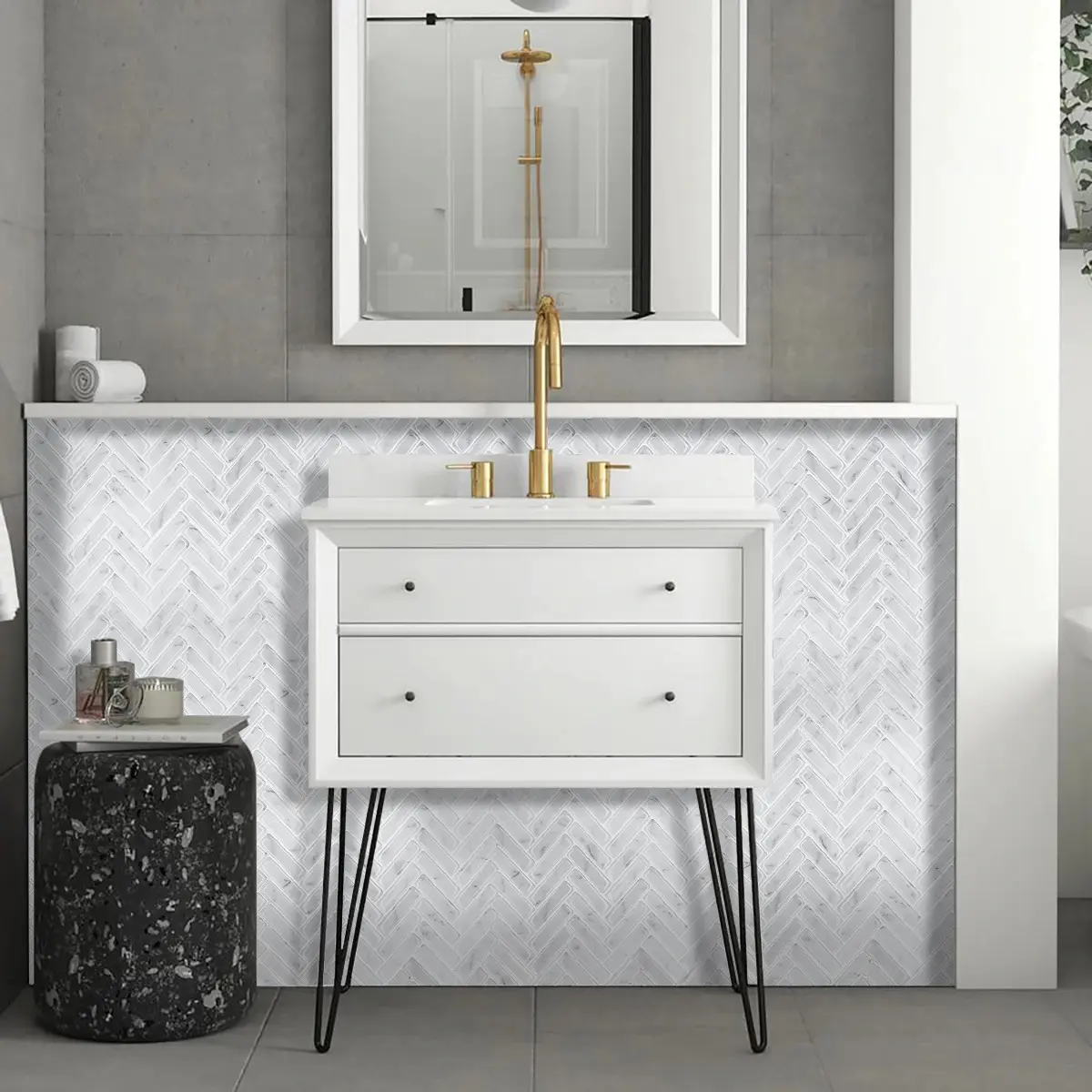 Waterproof And Oil-proof Thick Adhesive Self-adhesive Wall
