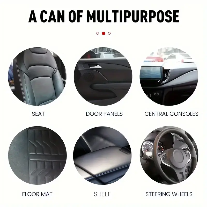 Leather Care Cleaning Paste Multifunctional Leather Polishing Care Cream Lasting Effect Car Interior Refinisher 2