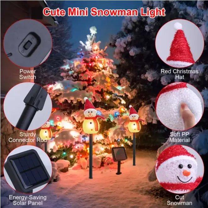 IP55 Waterproof Santa Landscape Light