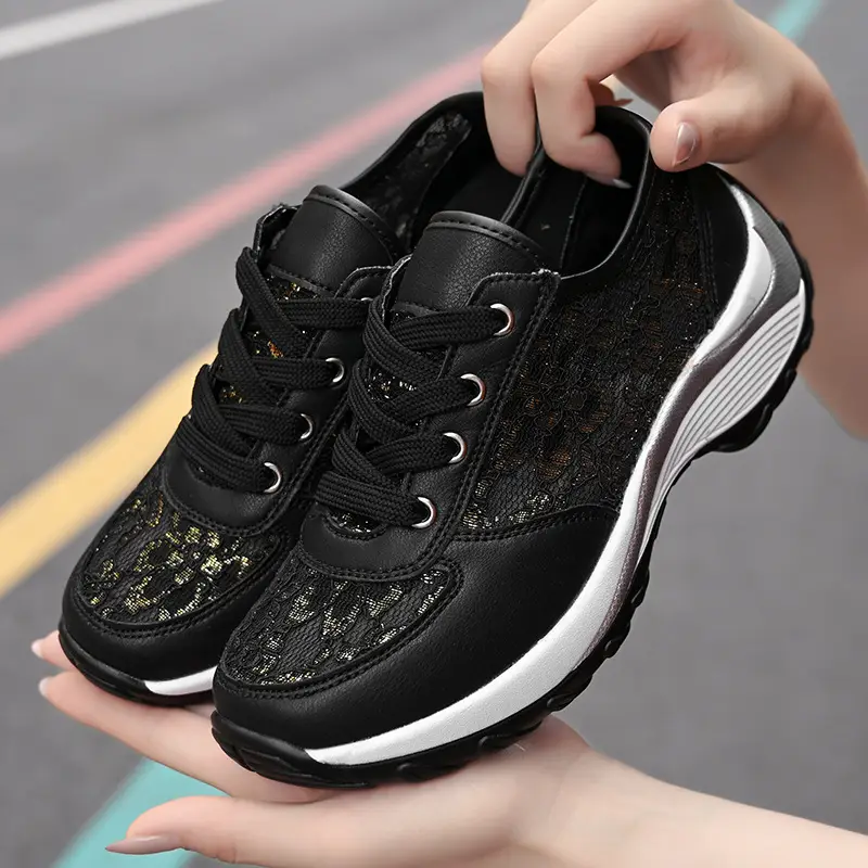 New Korean Style Embroidered Shoes Women's Breathable Sneakers
