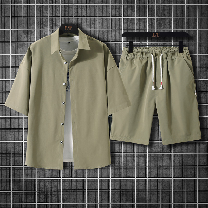 Short Sleeve Shorts Suit Sports Two-piece