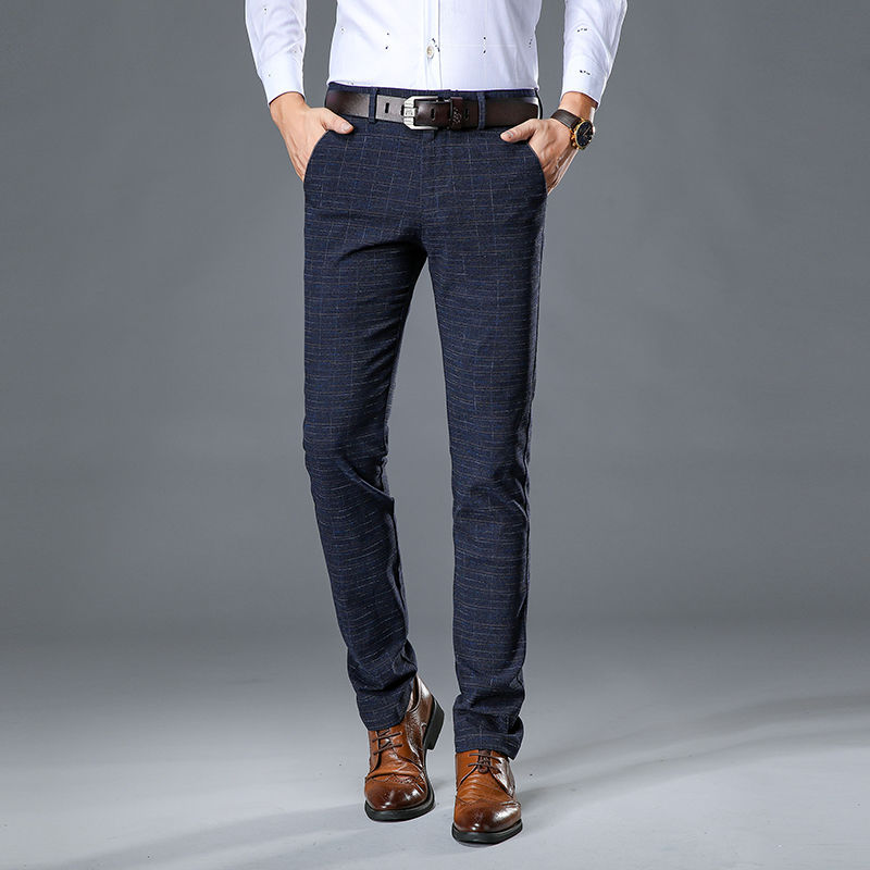 Title 3, Pantalon Long Droit Brossé pour Homme Affaires ...