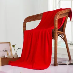 Nano Superfine Fibre Absorbent Towel Bath Towel - Red - View 1