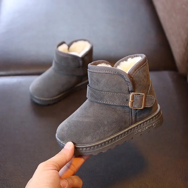 Plush Thickening Warm And Non-slip Boys' Cotton
