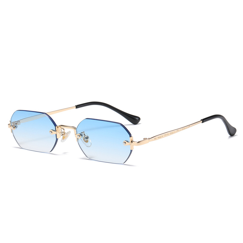 Title 9, Personalized Fashion Polygon Rimless Sunglasses