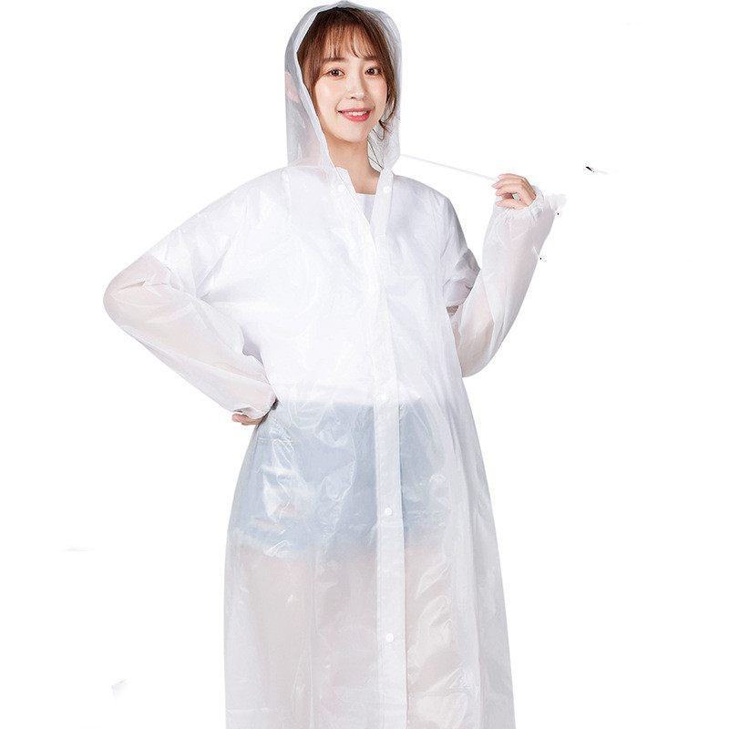 Secondary Raincoat Thickening And Outdoor Transparency
