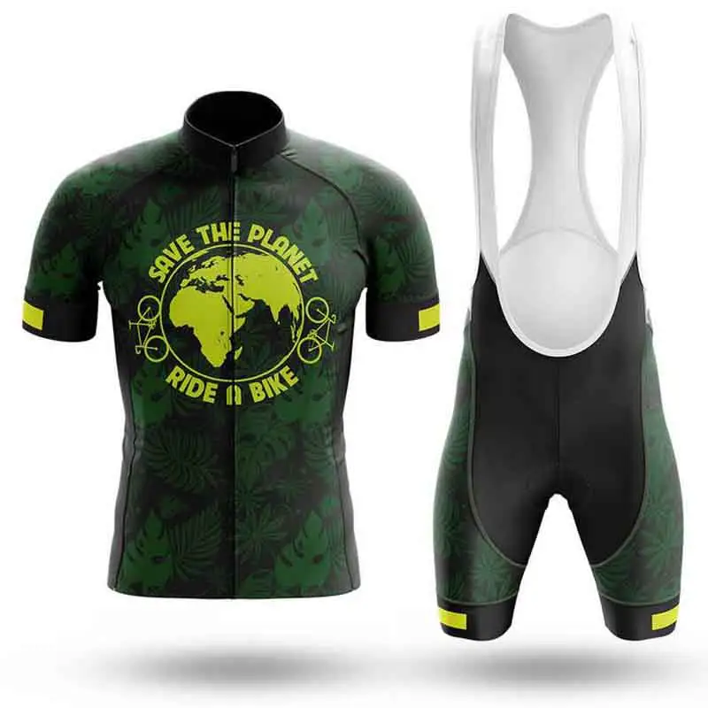 Short Sleeve Bib Cycling Suit Summer Road