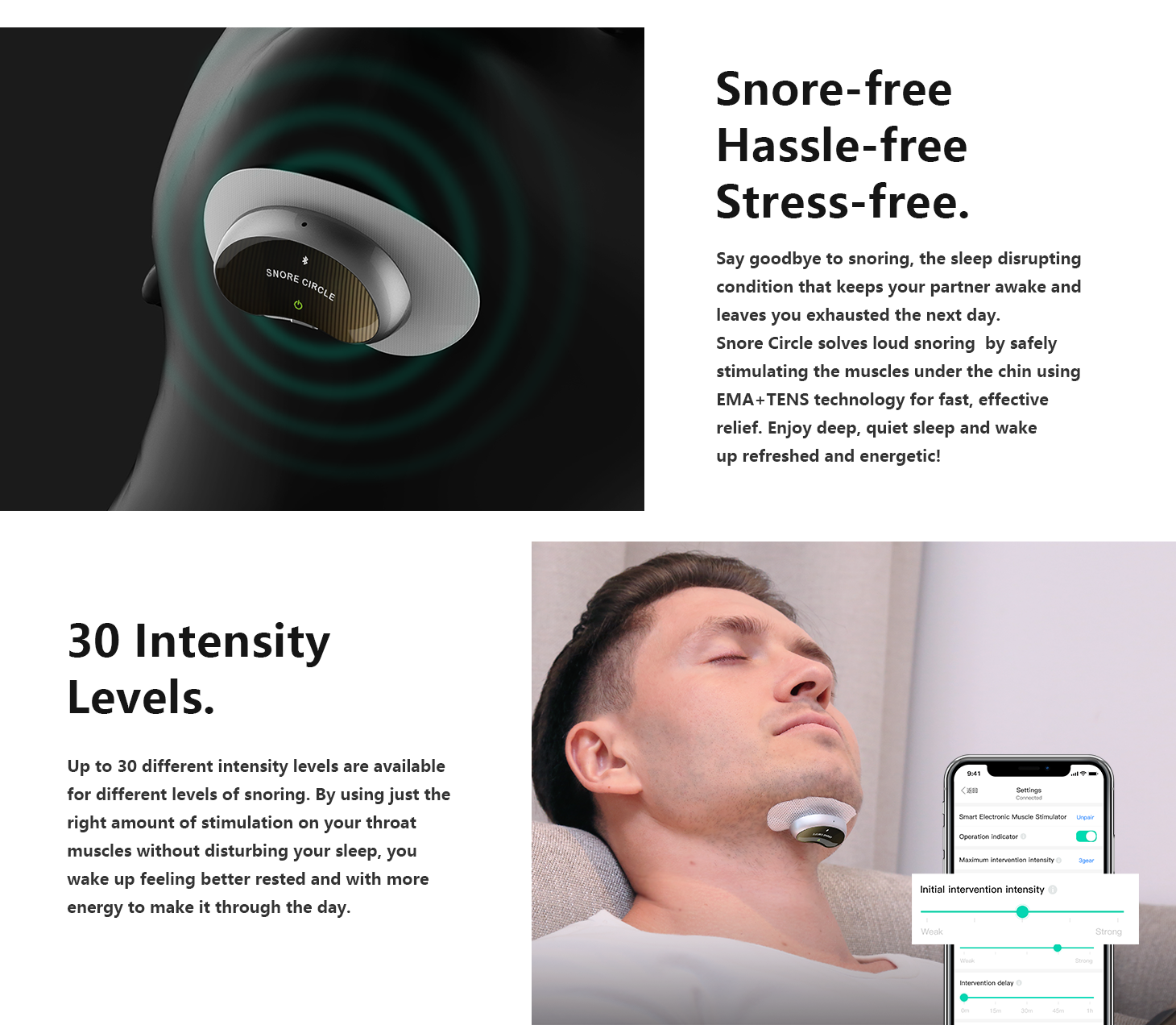 Smart Anti-Snoring Device Muscle Stimulator Plus - Sleep Apnea Device