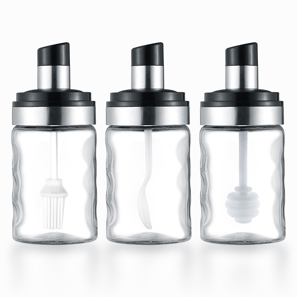 Title 2, Glass salt shaker storage spoon