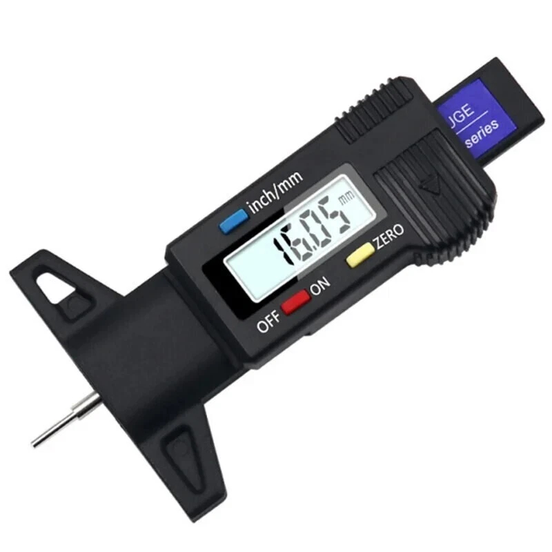 Digital Tyre Tread Depth Gauge Measuring Tool Car Van Trucks MOT Digital