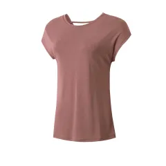 Blouse Beauty Back Quick-drying Sexy Fitness Top Yoga Wear - Bean Paste - View 1