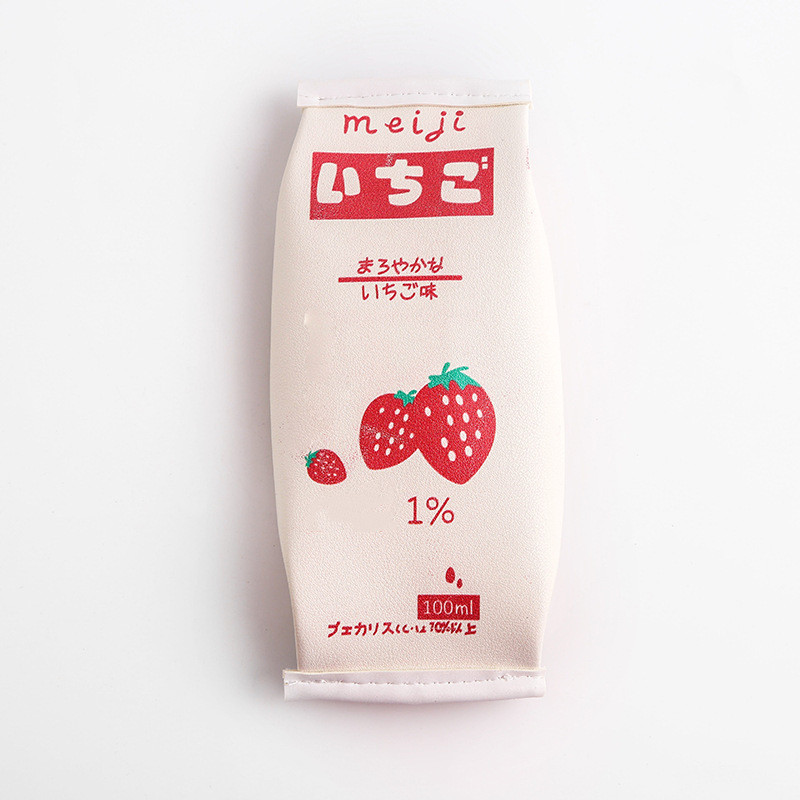 Strawberry Milk Pencil Case | Japanese - Kawaii