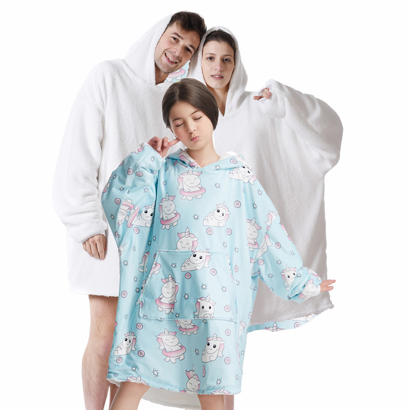 Title 18, Printed Parent-child Both Sides Can Wear Mink W...