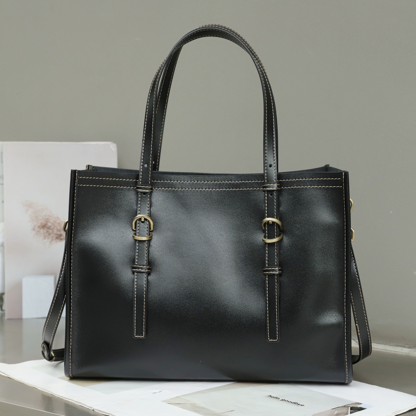 Nouveau sac pour femmes en cuir véritable – Image 9