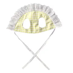 Summer Lace Faux Paw Corgi Teddy Sun Hat - Yellow - View 1