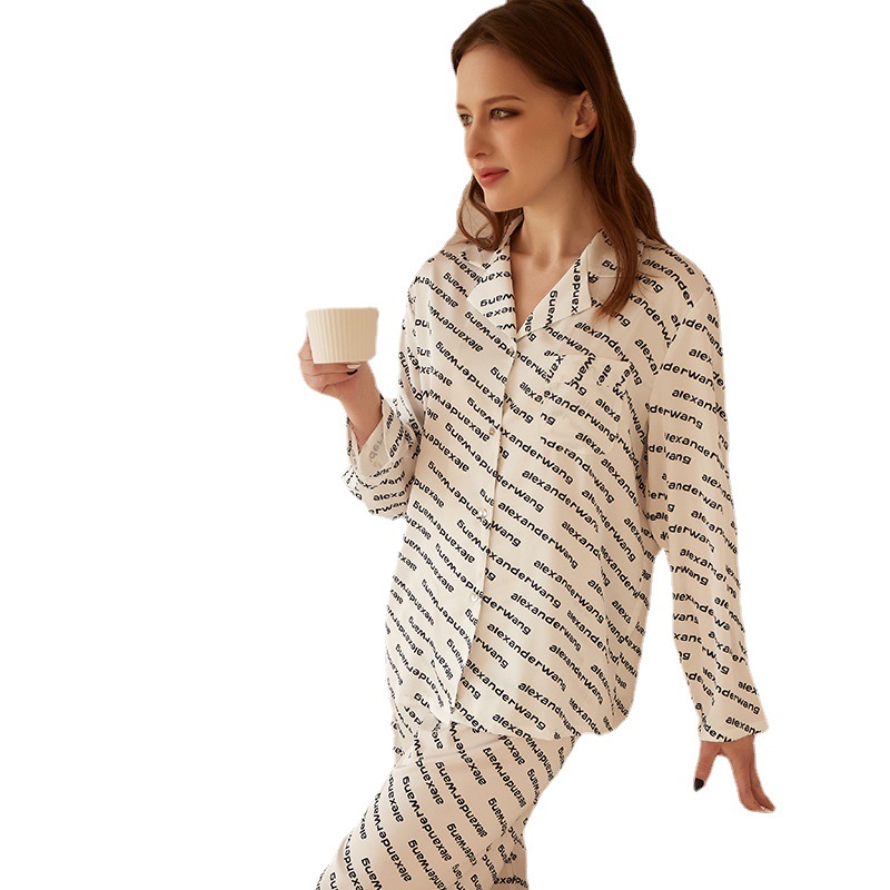 Title 4, Ice Silk Pajamas Summer Ladies