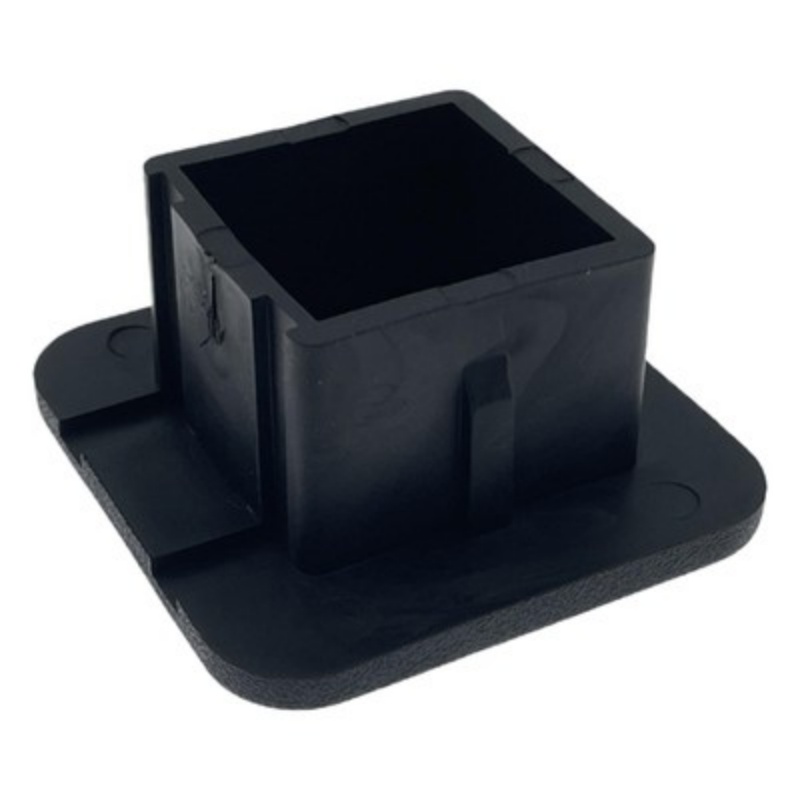 2 Tow Hitch Tube Plug Caps Accessories Black Premium High Performance Heavy