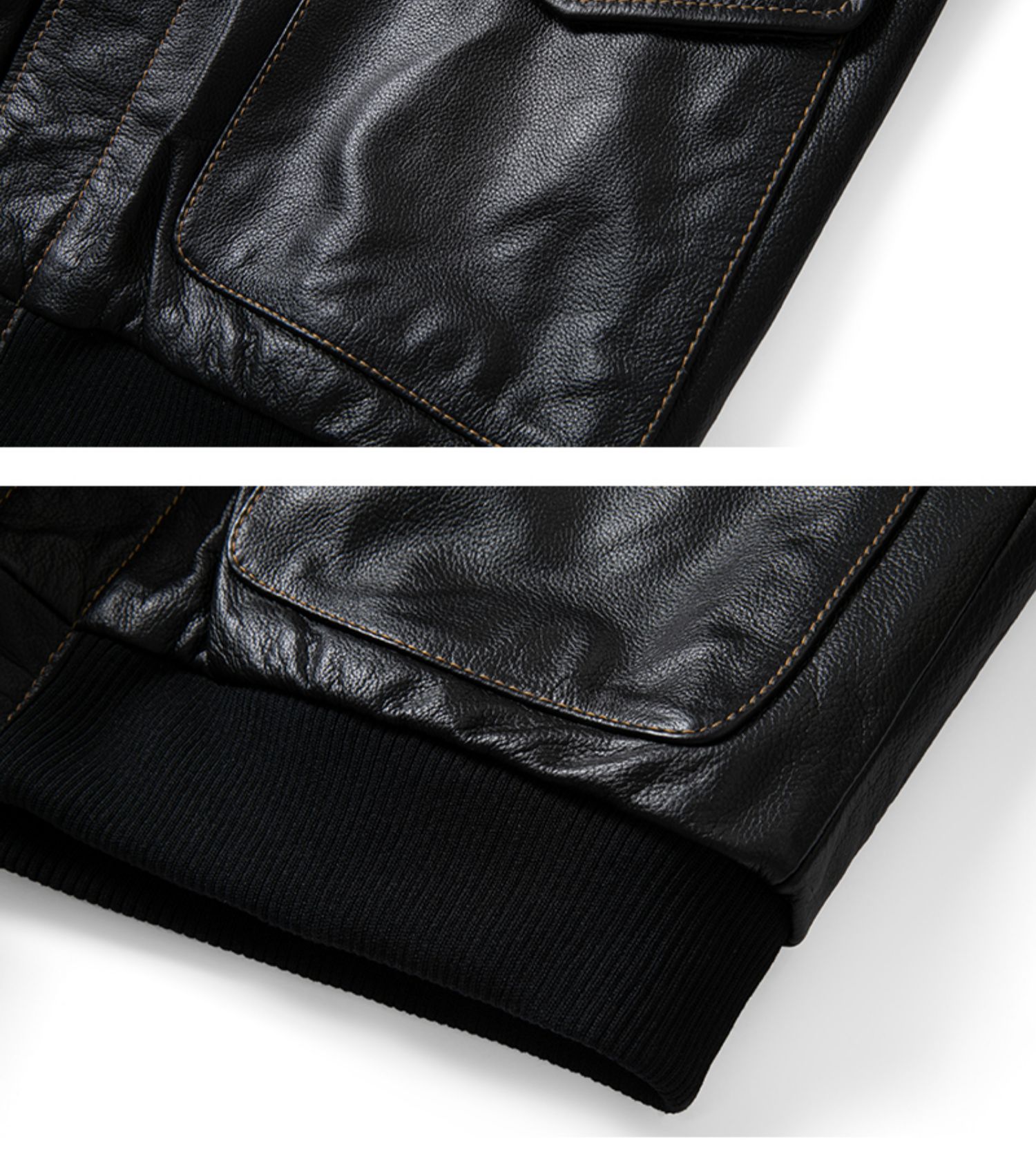 Title 15, Genuine Leather Flight Jacket Baseball Uniform ...