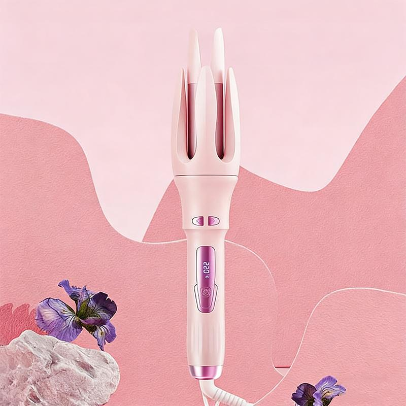 32mm Ceramic Glaze Auto Curler , 110V-240V Dual Voltage , 4 Temperature Settings & Auto Shut-Off , Safe Styling For Smooth Curls , Daily Hair Styling Tool