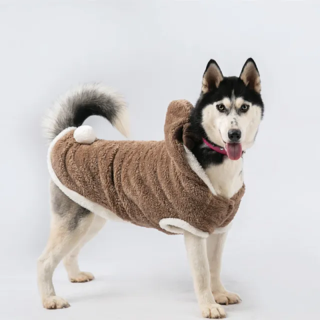 Big Dog Clothes Golden Retriever Samoyed Side Shepherd Medium And Large Brown Elk - Shop at LoveMi