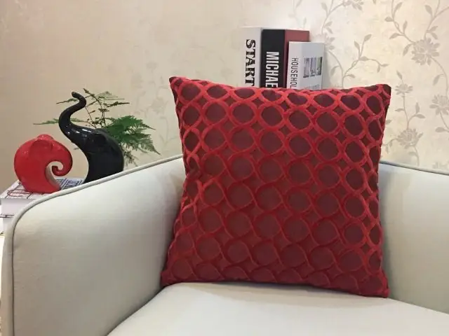 Home Decorative Sofa Throw Pillows Flannel Cushion