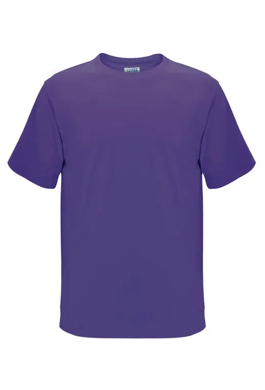 Summer Men's Cotton T-shirt Short Sleeve Solid Color