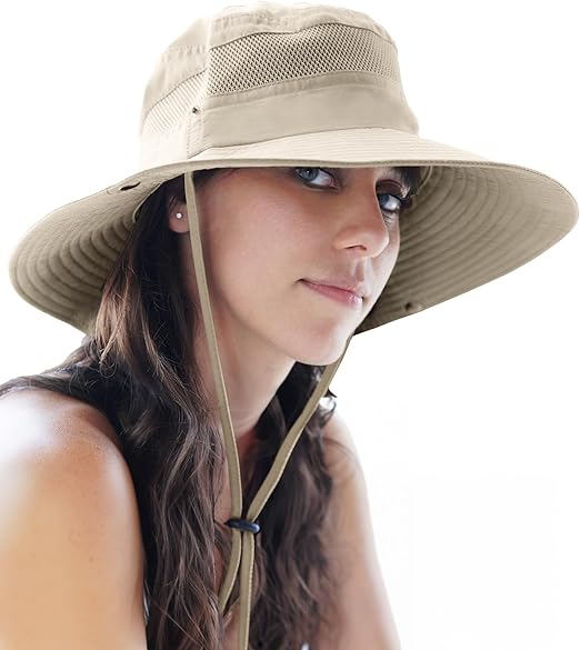 Sun Hat with UPF 50 Protection for Outdoor. UV Protection Hat - Wide Brim Hats for men and women sun hats with UPF 50+ will keep you safe from harmful UVA/UVB rays. GearTop Sun Protection Hat is perfect as a beach hats for women, sun hats for women uv pro