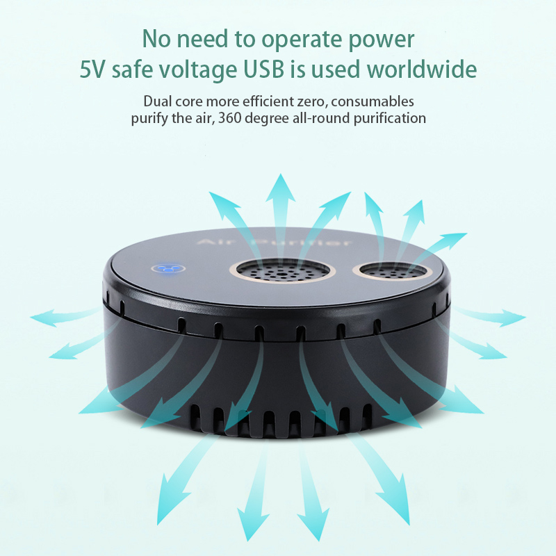 Portable Solar Electric Air Purifier For Sterilization Disinfection  Deodorization  And Formaldehyde Removal — foto 6